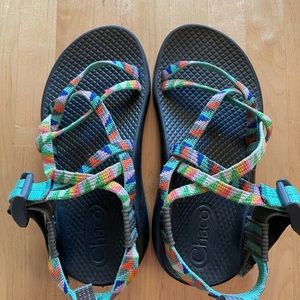 Girl’s Chaco sandals.